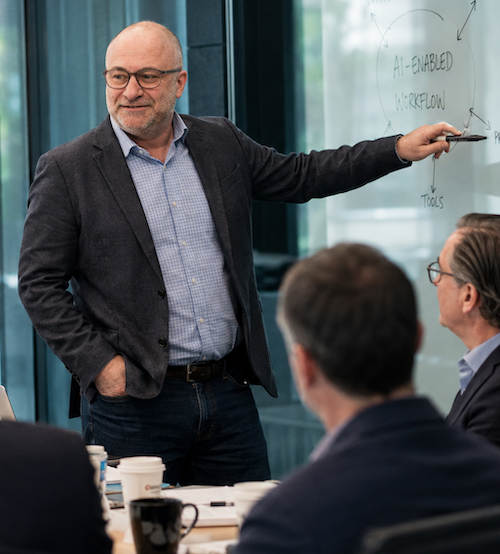 Iliya Rybchin leading an executive workshop
